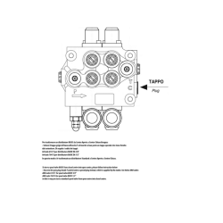 Distributore elettrico Basic da 3/8" a 4 sezioni