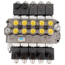 Distributore elettrico Basic da 3/8" a 5 sezioni