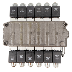 Distributore elettrico Basic da 3/8" a 6 sezioni