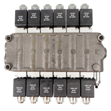 Distributore elettrico Basic da 3/8" a 6 sezioni