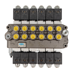 Distributore elettrico Basic da 3/8" a 6 sezioni