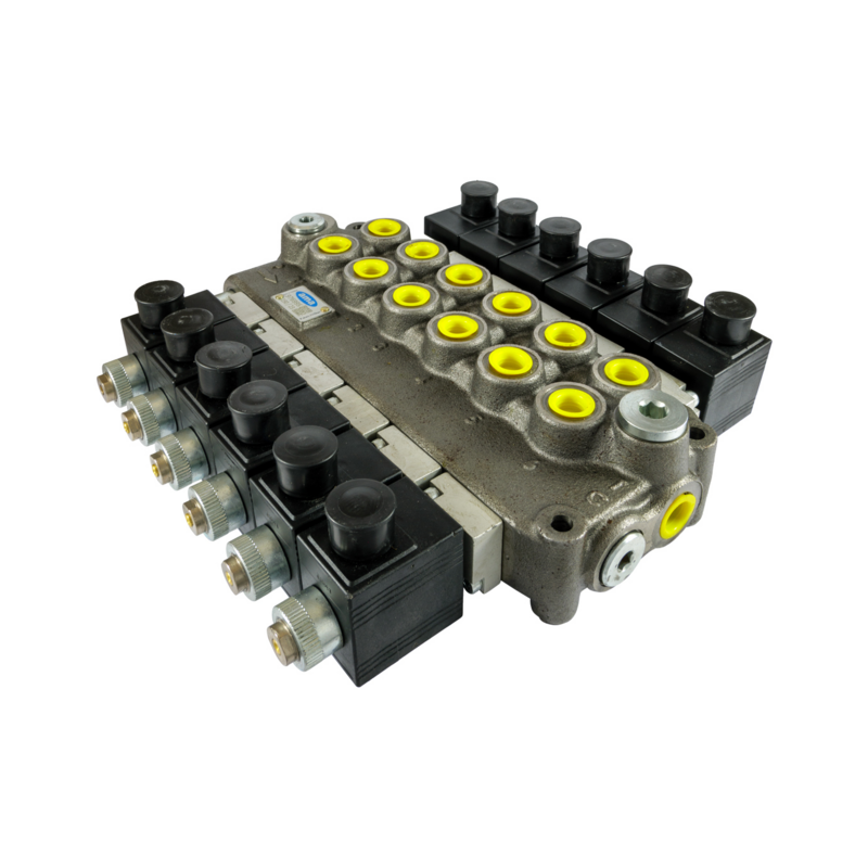 Distributore elettrico Basic da 3/8" a 6 sezioni