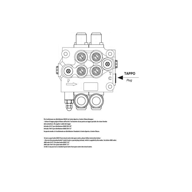 DISTRIBUTORE MODELLO "BASIC" A 2 LEVE DOPPIO EFFETTO 40 LITRI CON LEVA CLOCHE