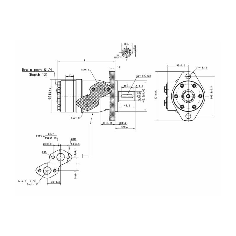 MOTORE ORBITALE REFLUID BMP 200