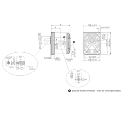 Motore ad ingranaggi gruppo 3 da 70 cc reversibile