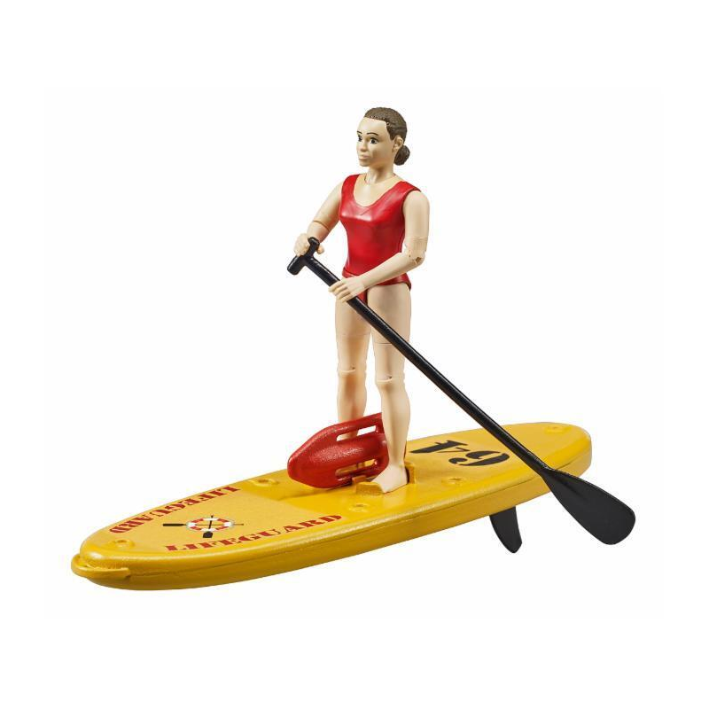 Modellino  Guardaspiaggia con Stand Up Paddle