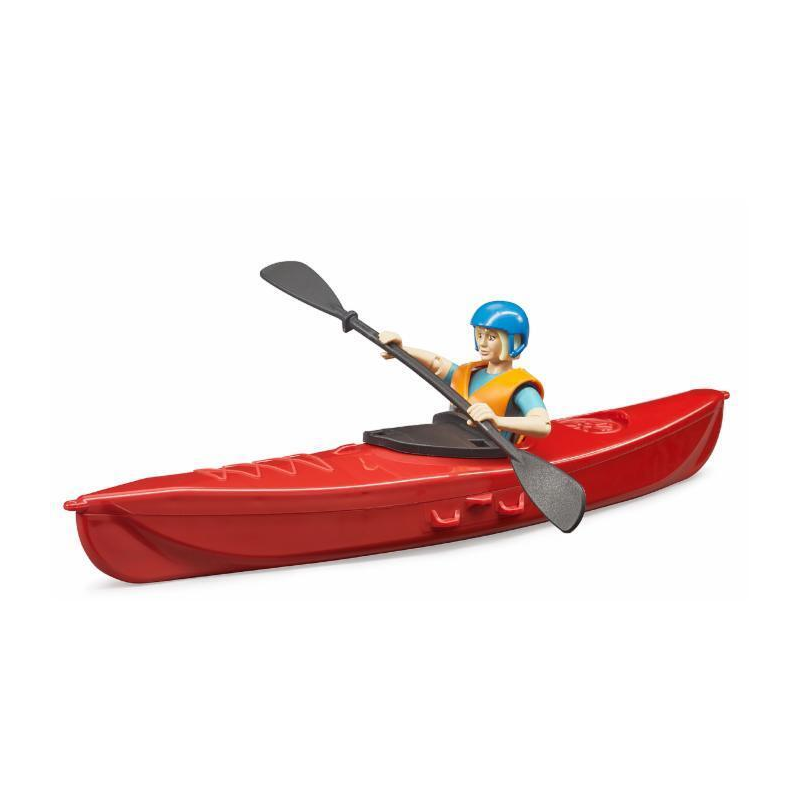 MODELLINO KAYAK CON PERSONAGGIO