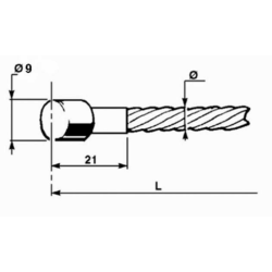 FILO FRIZIONE 3X2000 TESTA FUNGO