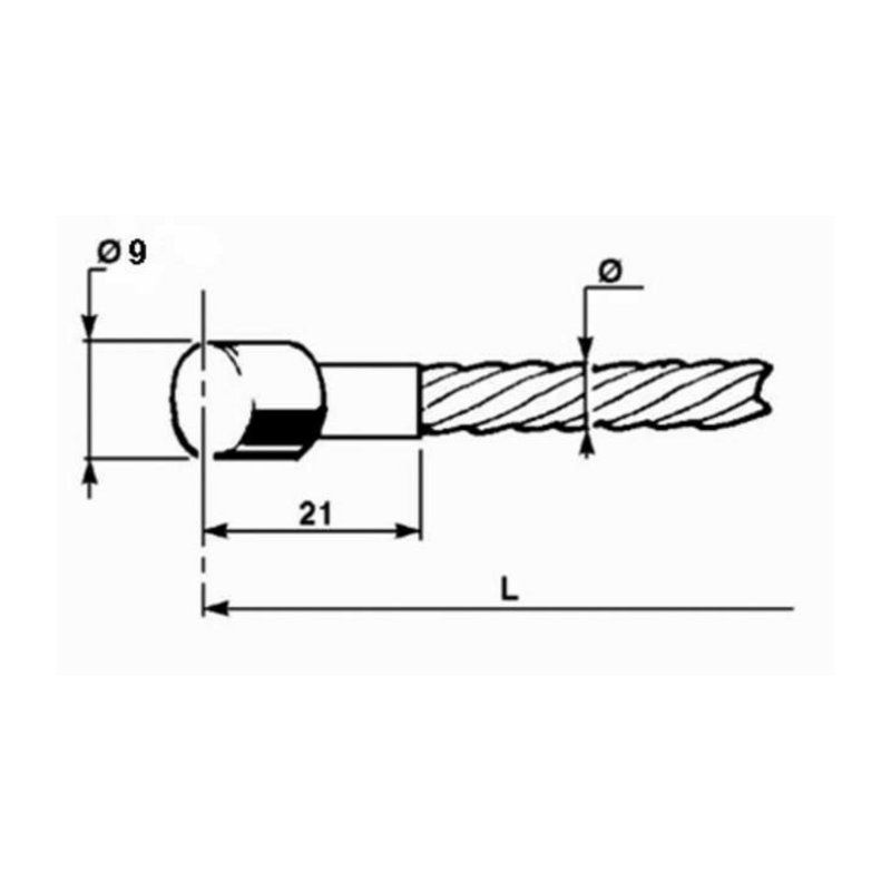 FILO FRIZIONE 3X2000 TESTA FUNGO