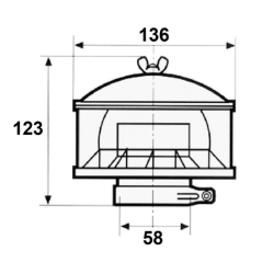 PREFILTRO COMPLETO GRANDE Ø 58