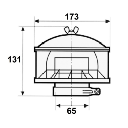 PREFILTRO A CICLONE Ø 65