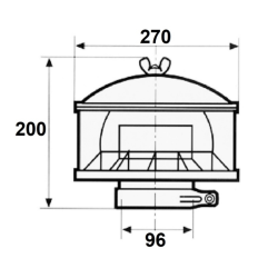PREFILTRO A CICLONE Ø 96