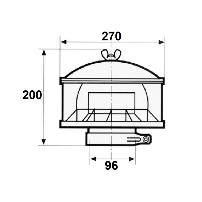 PREFILTRO A CICLONE Ø 96