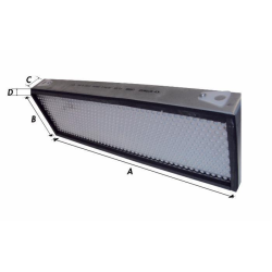 FILTRO CABINA AI CARBONI ATTIVI  ORIGINALE PANCLEAN RIF. AX8855