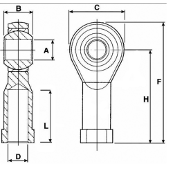 TESTINA A SNODO FEMMINA FIL.M6