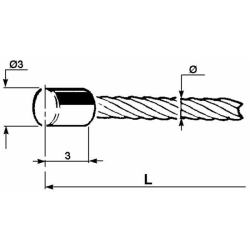 FILO ACCELERATORE Ø 1,2 X 2500MM