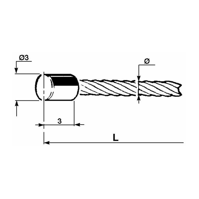 FILO ACCELERATORE Ø 1,2 X 2500MM