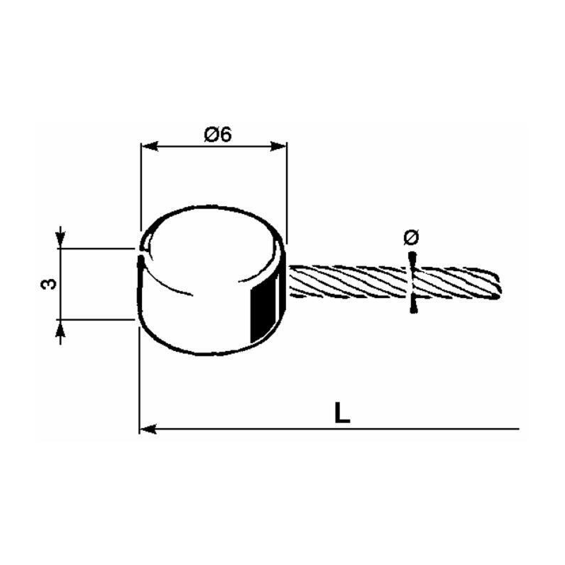 FILO ACCELERATORE Ø 1,2 X 2500 MM