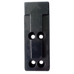 Piastra sfilante per bracci telescopici