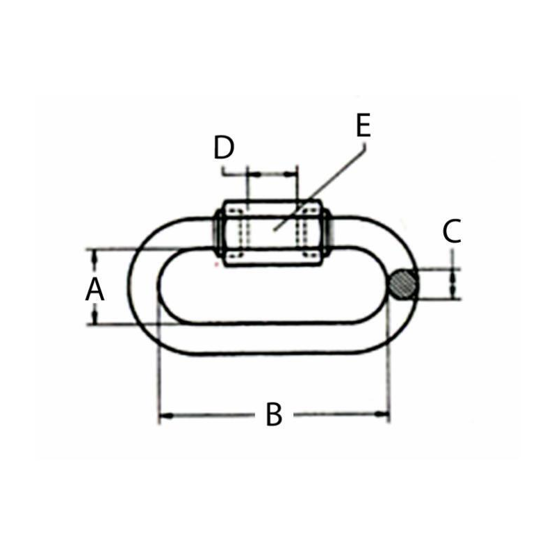 MAGLIA RAPIDA ZINCATA Ø 10