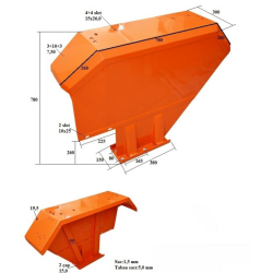 PARAFANGO SX ADATTABILE A 4999766