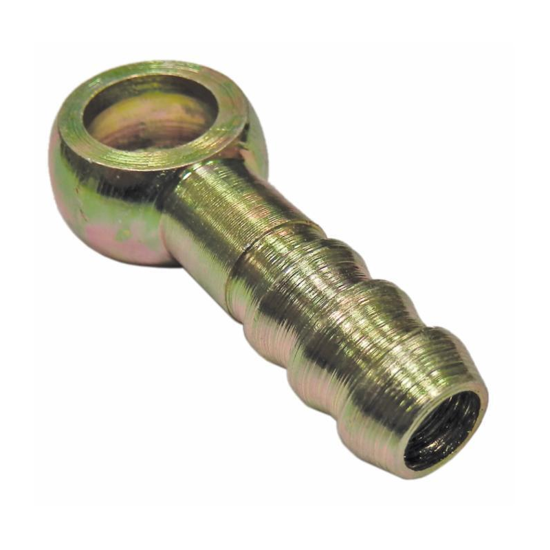 RACCORDO OCCHIO Ø12 PER TUBO Ø10 E VITE FORATA