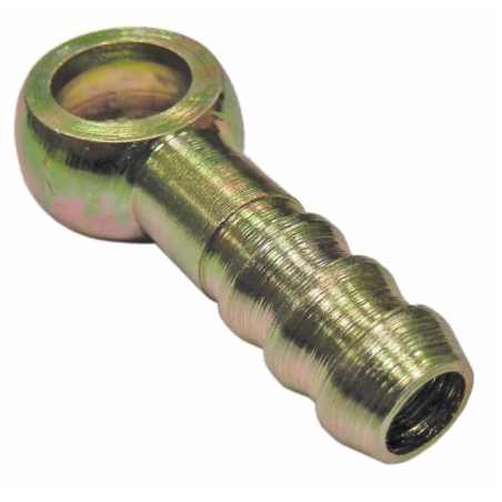 RACCORDO OCCHIO Ø12 PER TUBO Ø10 E VITE FORATA