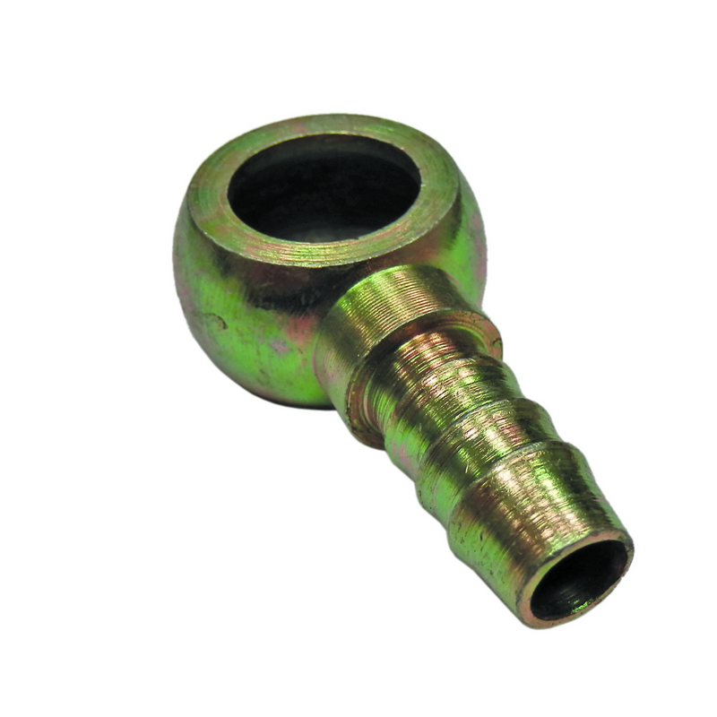 RACCORDO OCCHIO Ø16 PER TUBO Ø10 E VITE FORATA