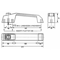 MANIGLIA PER CABINE TRATTORI
