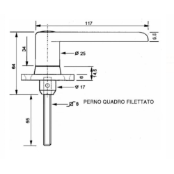 MANIGLIA PER CABINA TRATTORI
