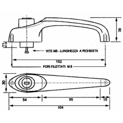 MANIGLIA PER CABINA TRATTORI