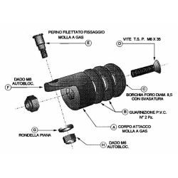 KIT ATTACCO MOLLA A GAS