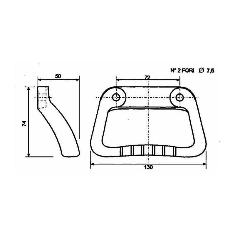 MANIGLIA INTERNA DI APPIGLIO