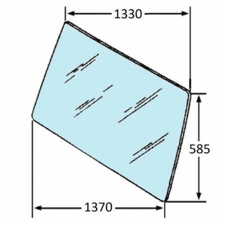 CRISTALLO POSTERIORE ADATTABILE A FIAT 5130388