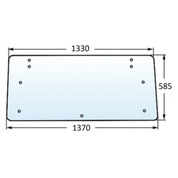 CRISTALLO POSTERIORE ADATTABILE A FIAT 5130388