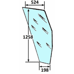 CRISTALLO PORTIERA SX ADATTABILE A FIAT 5130883