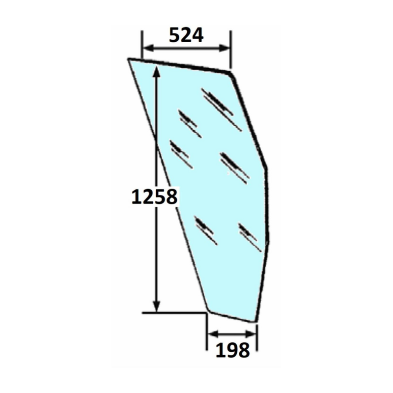 CRISTALLO PORTIERA SX ADATTABILE A FIAT 5130883