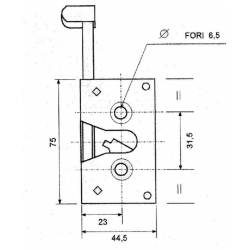 SERRATURA UNIVERSALE DX