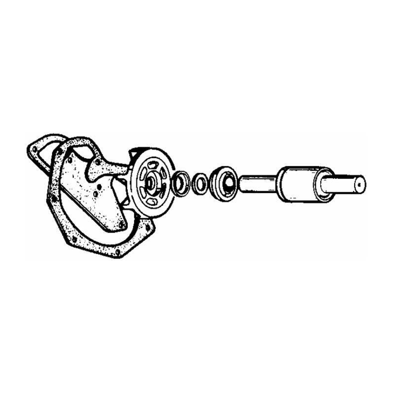 KIT RIPARAZIONE POMPA ACQUA ADATTABILE A RIF. ORIG. 83964036