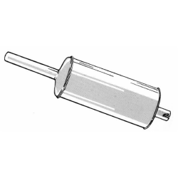 SILENZIATORE ADATTABILE A RIF. ORIG. FORD 83949806