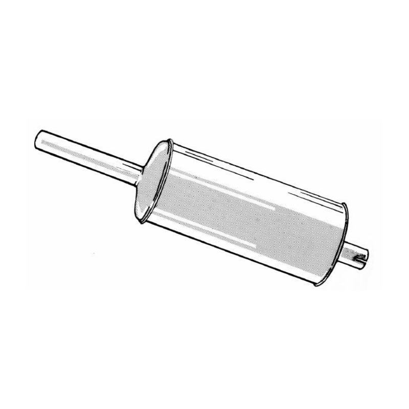 SILENZIATORE ADATTABILE A RIF. ORIG. FORD 83949806