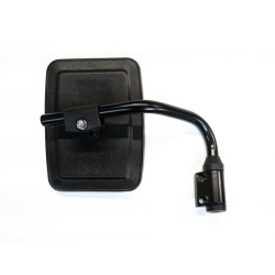 Specchio retrovisore completo sx, misure braccio Ø20 mm lunghezza 285 mm, coppa specchio 231x174 mm