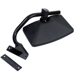 Specchio retrovisore completo sx, misure braccio Ø 20 mm altezza 308 mm e lunghezza 343 mm, coppa specchio 240x152 mm