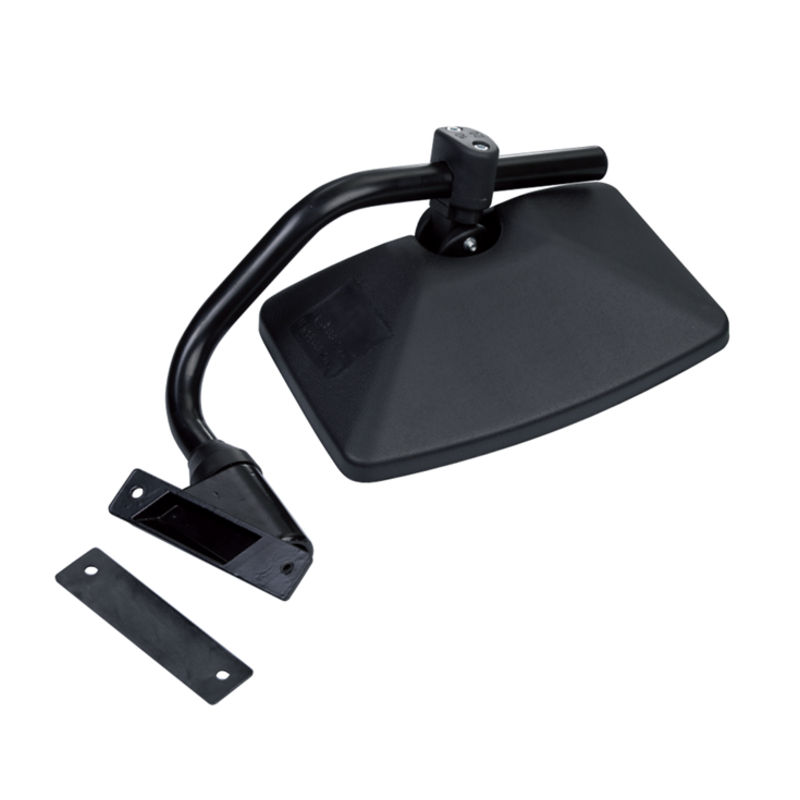 Specchio retrovisore completo sx, misure braccio Ø 20 mm altezza 308 mm e lunghezza 343 mm, coppa specchio 240x152 mm