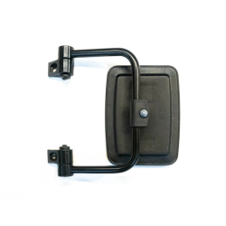 Specchio retrovisore completo dx-sx, misure braccio Ø 18 mm altezza 277 mm e lunghezza 260 mm, coppa specchio 231x174 mm