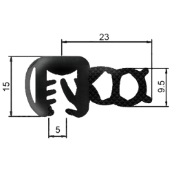 GUARNIZIONE PER VETRI