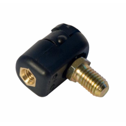 Terminale a snodo con vite per molle a gas