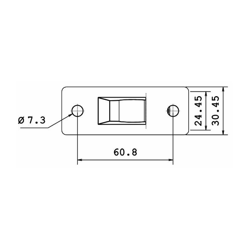 Supporto in alluminio per braccio