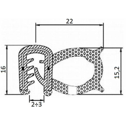 GUARNIZIONE LAMIERA CABINE