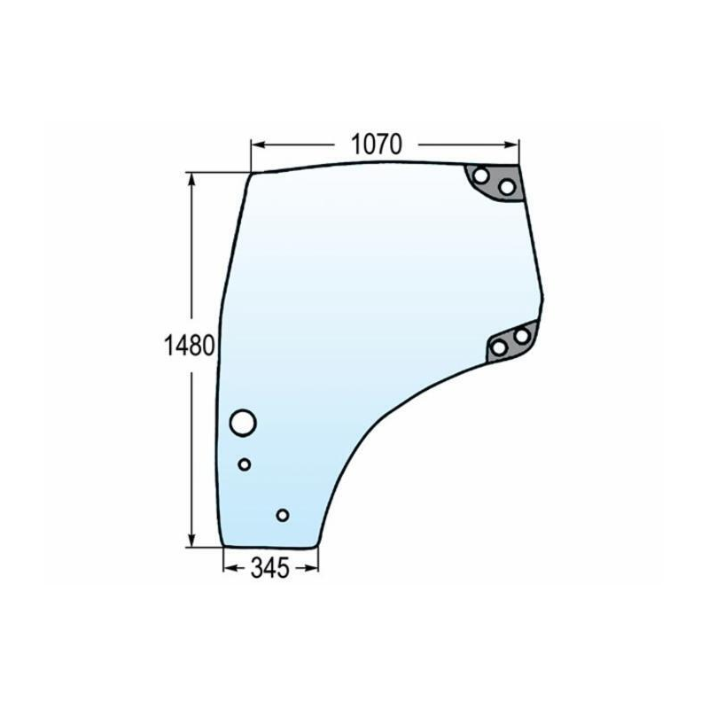 VETRO PORTIERA ADATTABILE 87560786